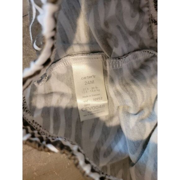 Carter's 24m youth zebra animal print pants - Picture 3 of 4